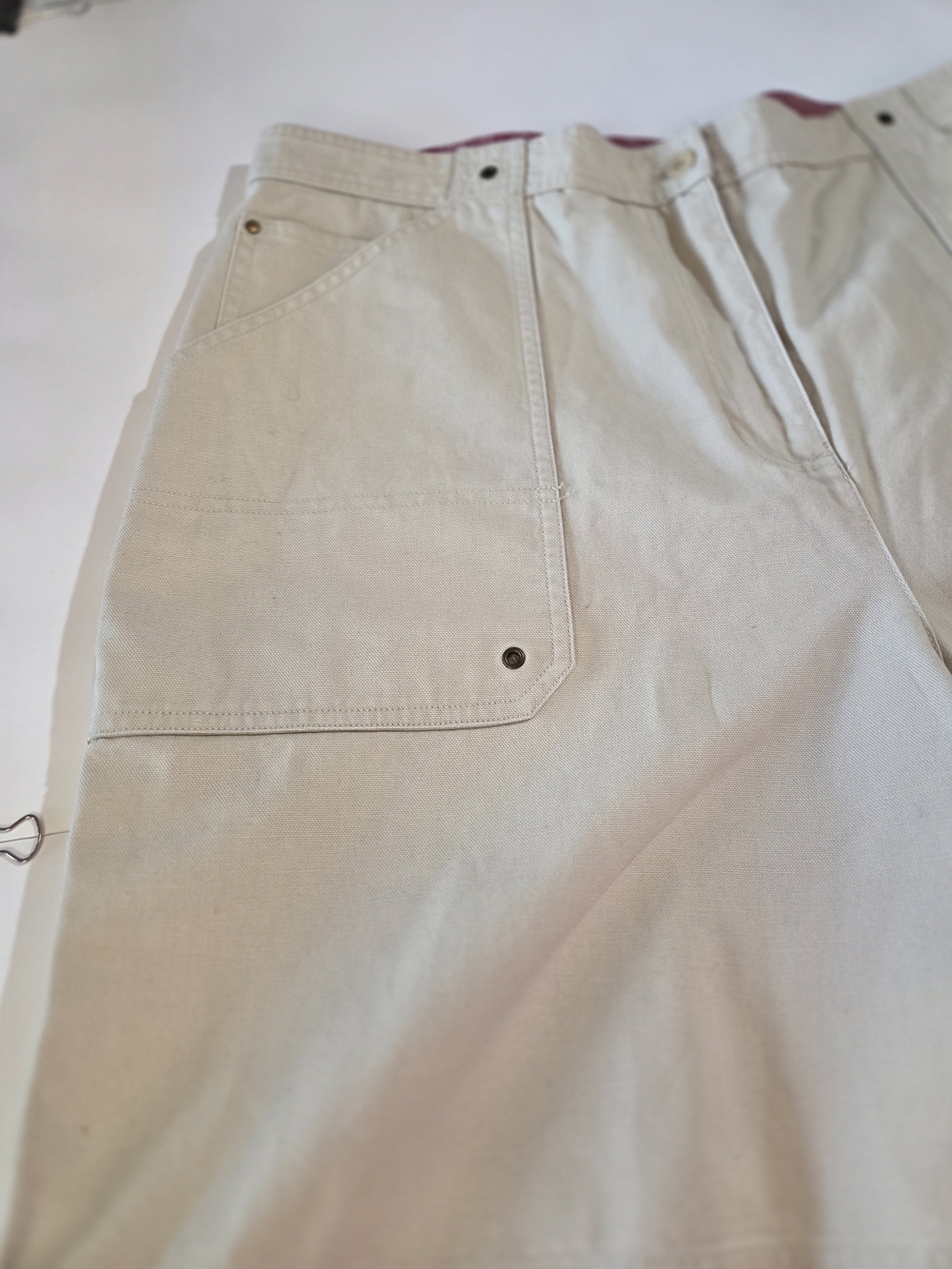 Lauren Ralph Lauren Light Cream Utility Bermuda Shorts - Picture 3 of 13